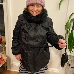 Black Ralph Lauren down puffer jacket